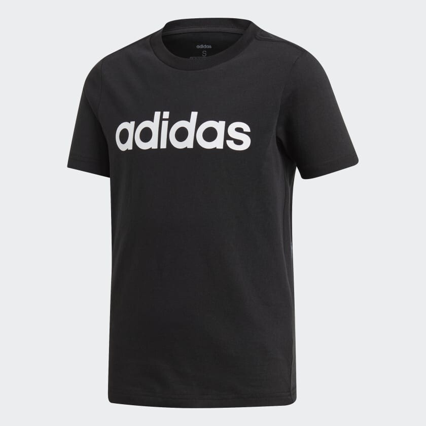 

Футболка Adidas Essentials Linear Logo Tee, черный/белый