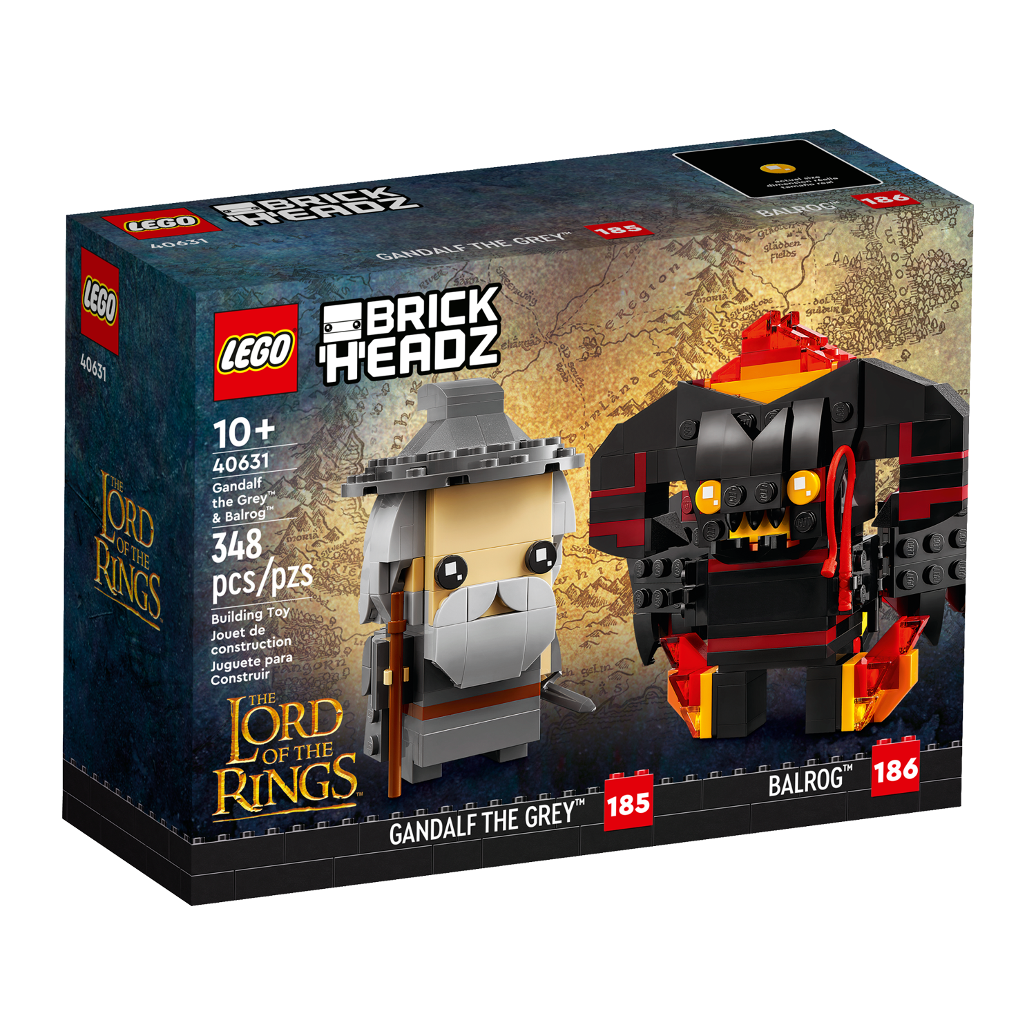Конструктор Lego Lord of the Rings Gandalf the Grey & Balrog 40631, 348 деталей властелин колец братство кольца cd