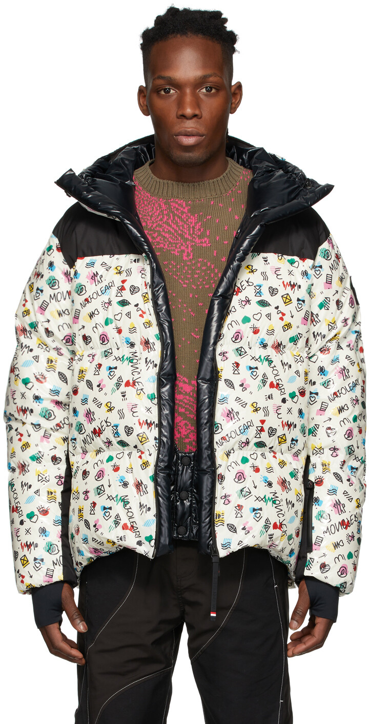 

3 Moncler Гренобль Белый пуховик Mazodo Moncler Genius