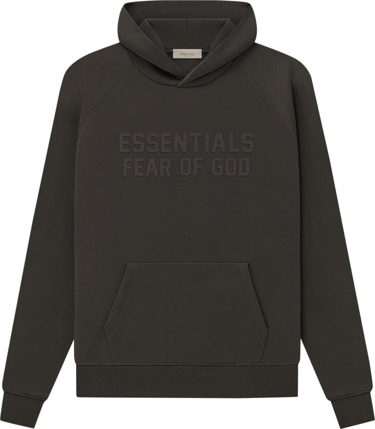 Худи Fear of God Essentials Hoodie 'Off Black', черный - фото