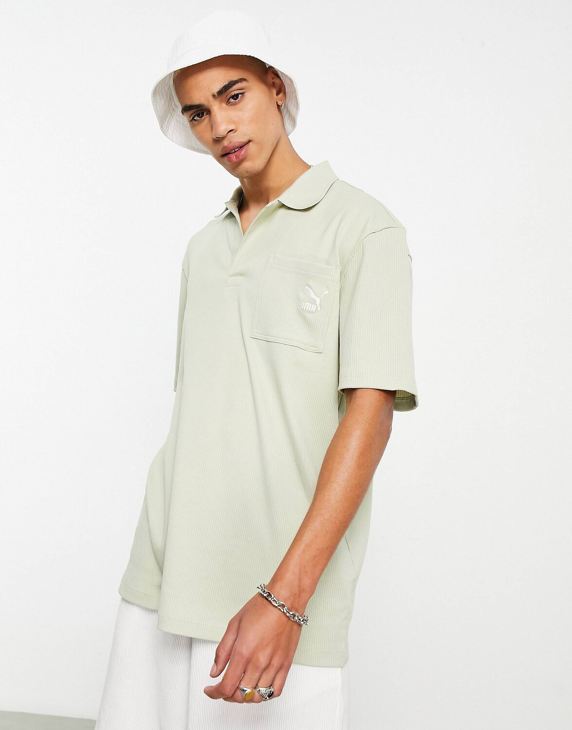 

Футболка поло Puma Classics, зеленый