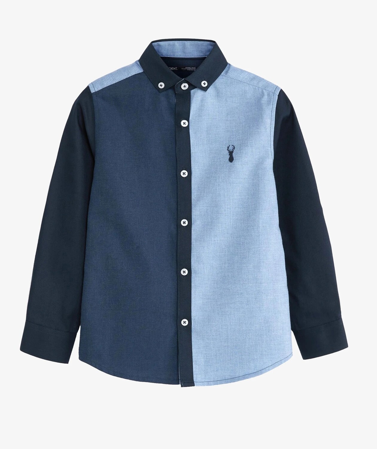 

Рубашка Next Long Sleeve Oxford, синий, голубой