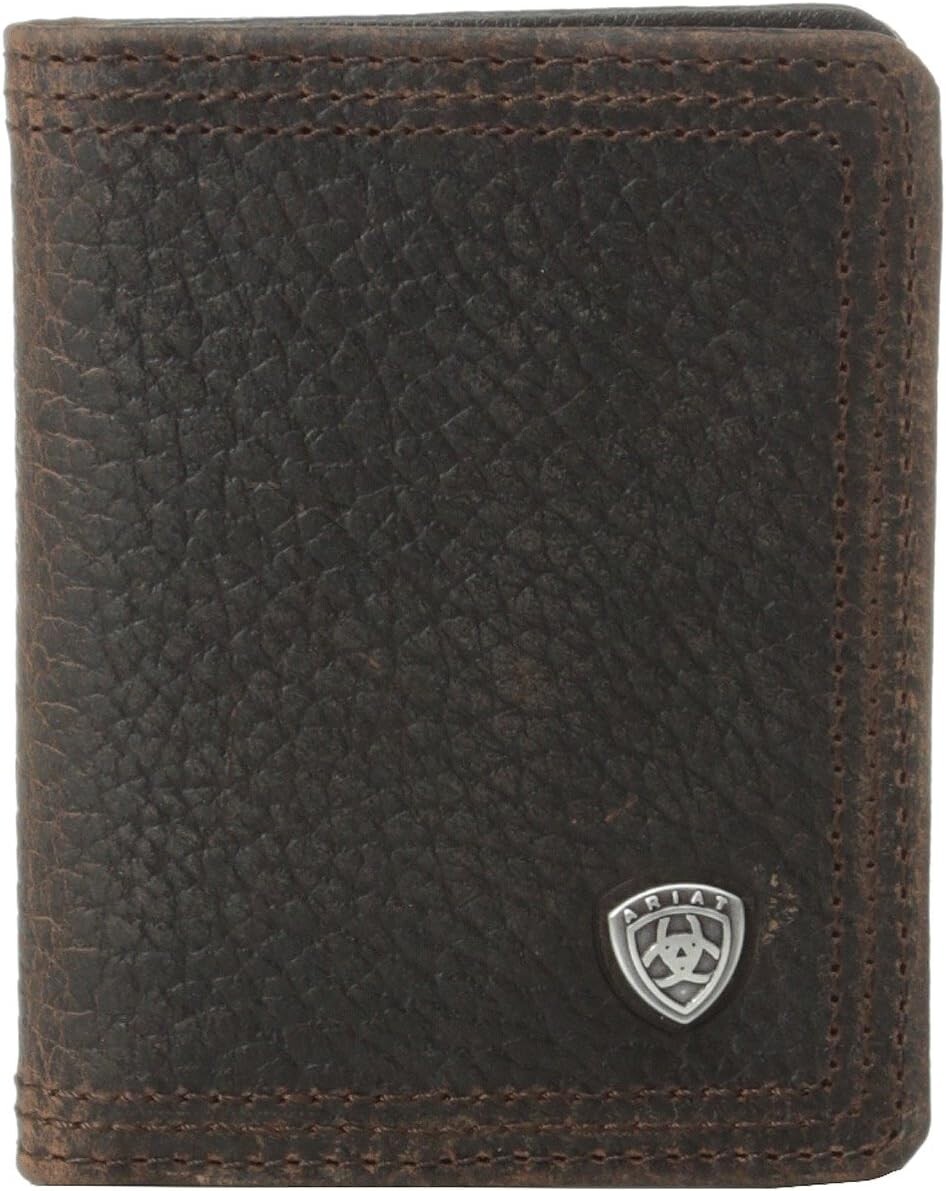 

Двойной кошелек Ariat Shield Ariat, цвет Brown Rowdy