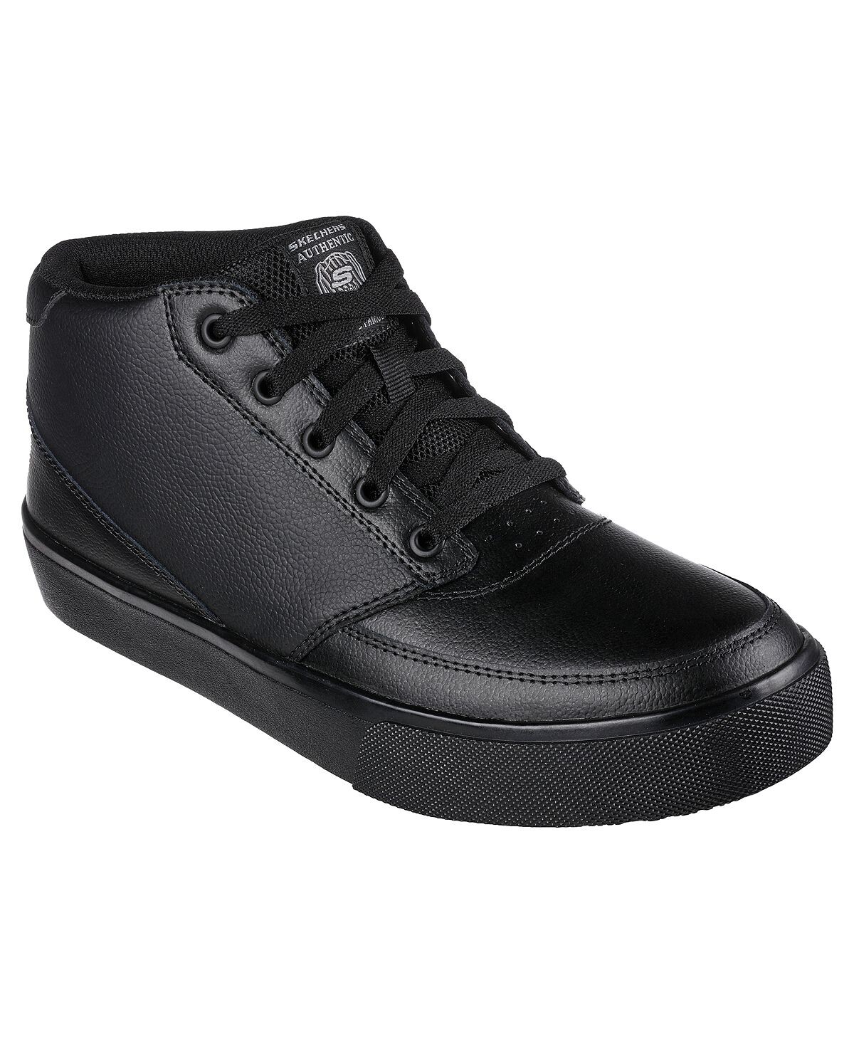 

Мужские рабочие кроссовки poppy sr casual work от finish line Skechers, черный