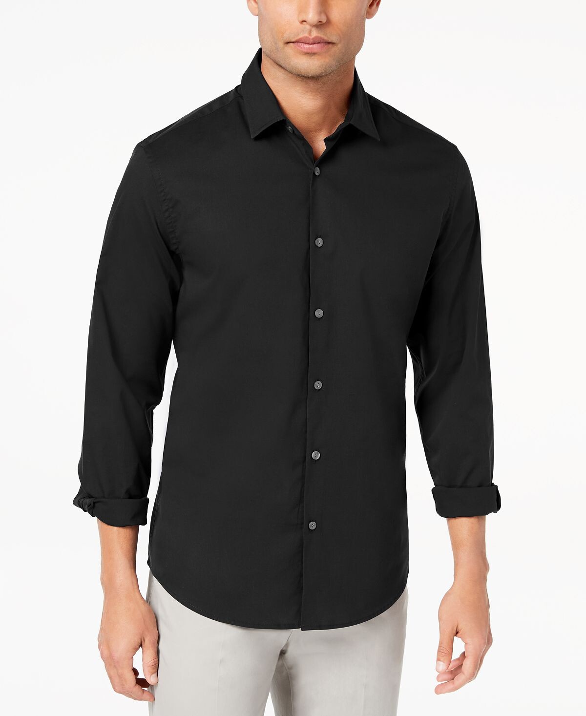 

Мужская эластичная рубашка modern solid, созданная для macy's Alfani, мульти