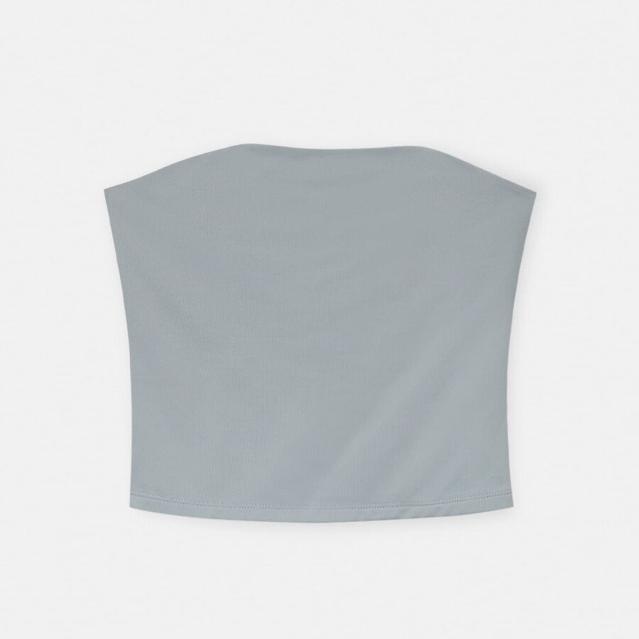 

Топ Pull&Bear Bandeau, голубовато-серый