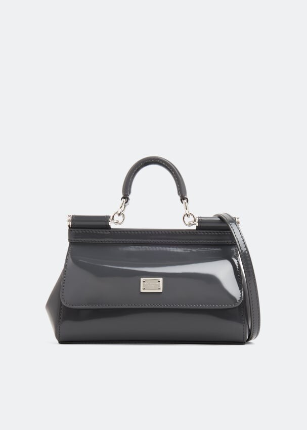 

Сумка DOLCE&GABBANA Sicily small top handle bag, серый
