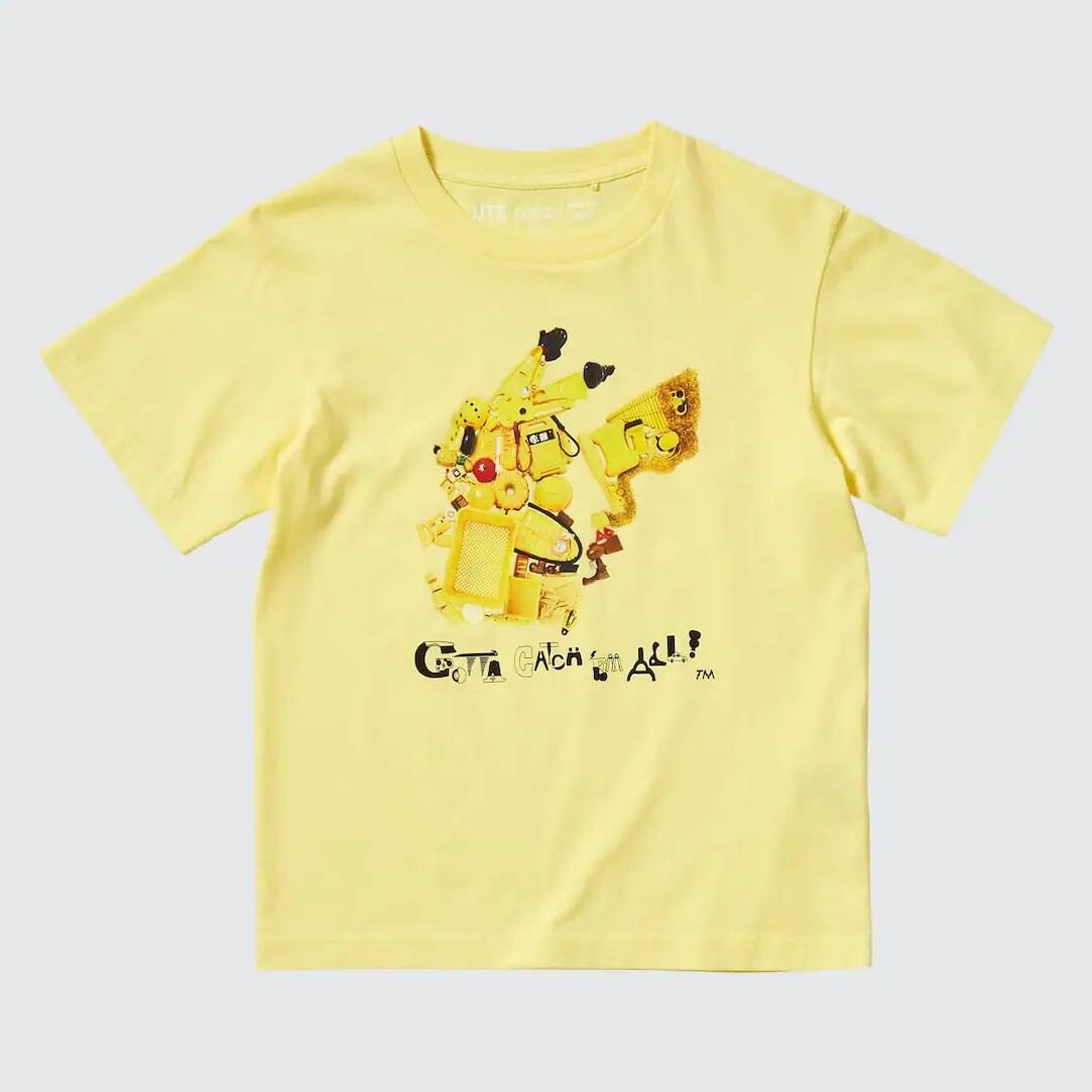 

Детская футболка Uniqlo Pokémon Meets Artist Ut Graphic, желтый