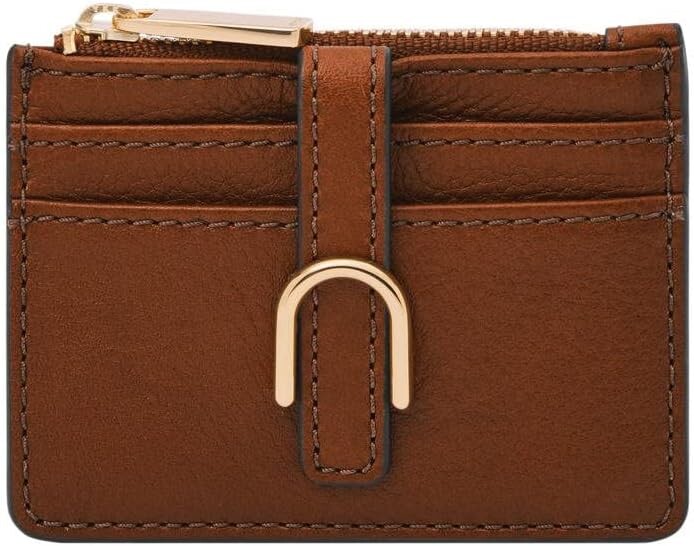 

Кошелек Vada Zip Card Case Fossil, коричневый