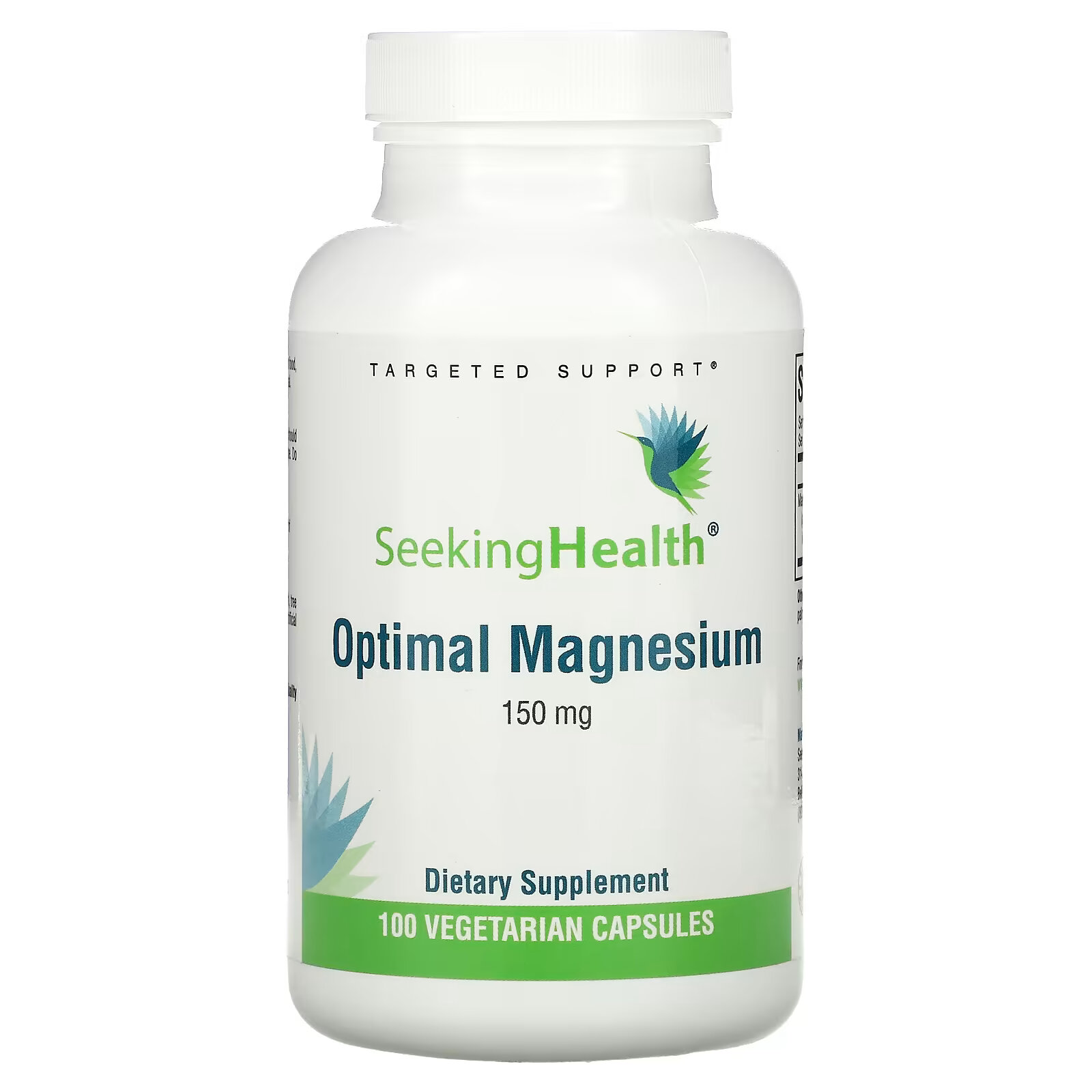 Seeking Health, Optimal Magnesium, 150 мг, 100 вегетарианских капсул seeking health b minus 100 вегетарианских капсул