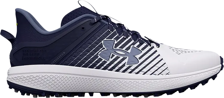 

Кроссовки Under Armour Yard TF Midnight Navy White, синий