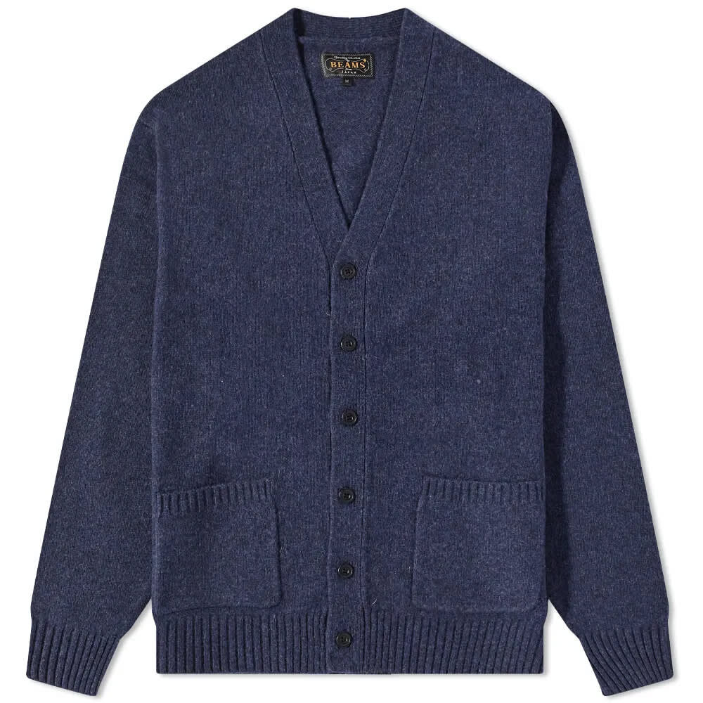 

Джемпер Beams Plus 7G Elbow Patch Cardigan, Серый