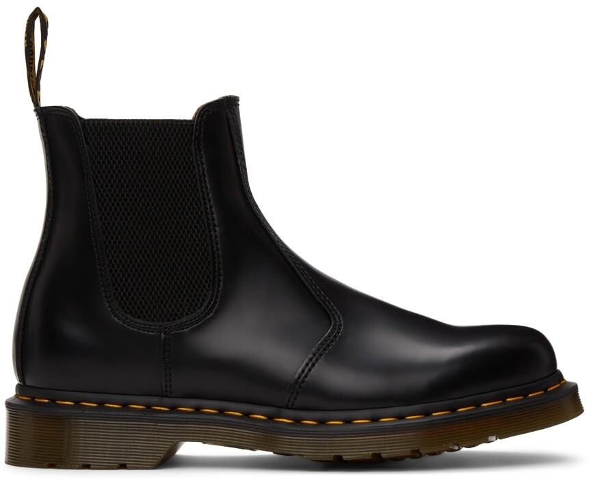 

Черные гладкие ботинки челси 2976 Dr. Martens