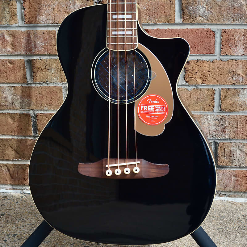 

Бас-гитара Fender Kingman, накладка на гриф из орехового дерева, цвет черный Kingman Bass, Walnut Fingerboard, Black