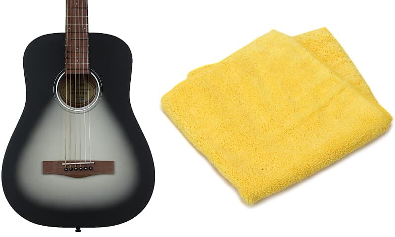 

Стальная акустическая гитара Fender FA-15 в масштабе 3/4 — комплект Moonlight с двухсторонней сверхмягкой тканью для полировки из микрофибры Fender 0971170135=1 0990524000=1