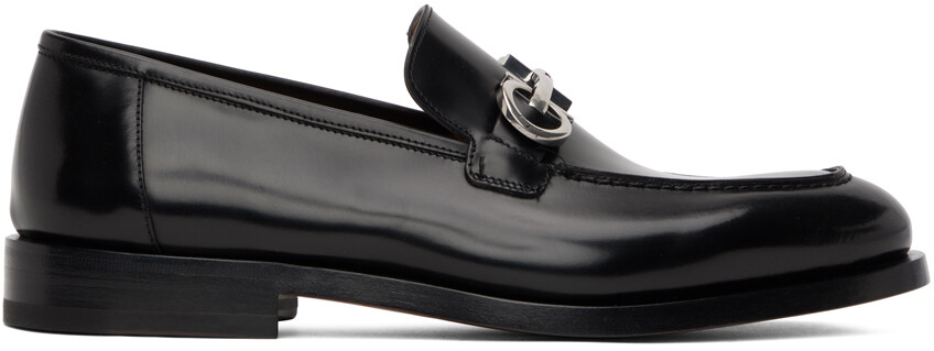 

Черные лоферы Gancini Ferragamo, Черный
