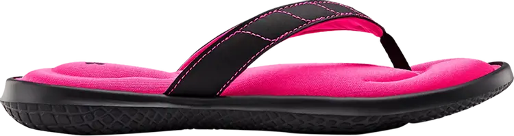 

Сандалии Under Armour Marbella 7 Sandal GS Black Pink Surge, черный