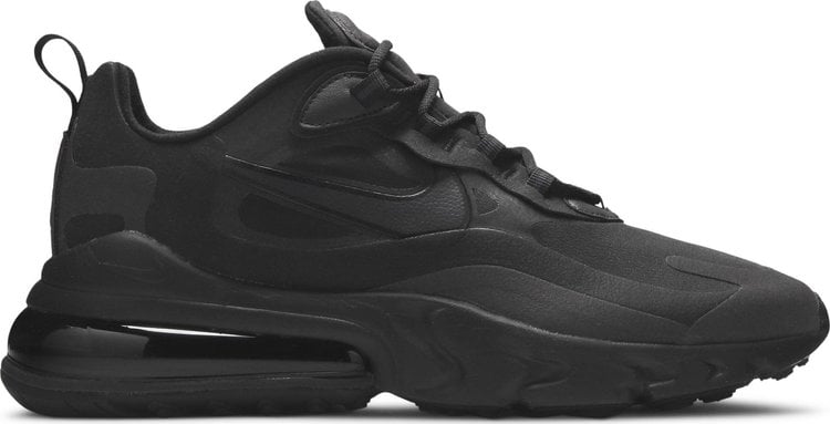 Nike air max on sale react black grey