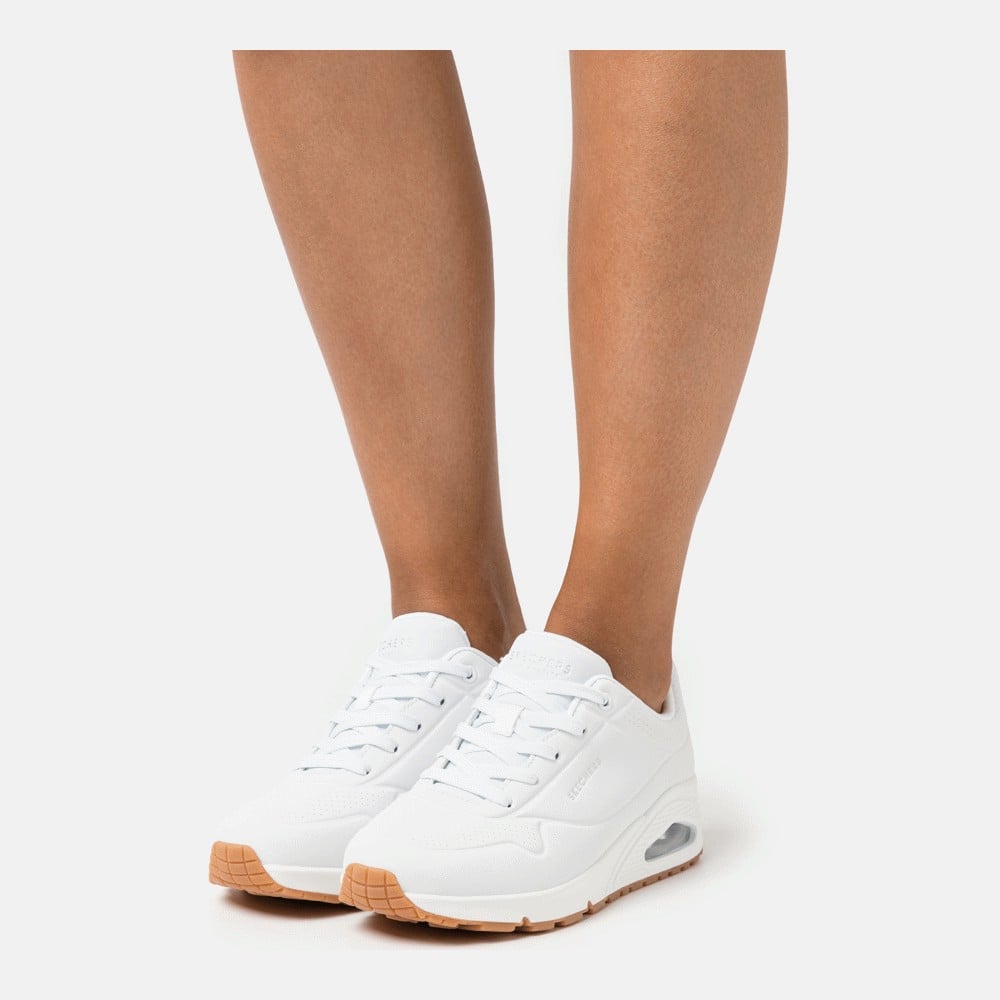 Кроссовки Skechers Wide Fit Uno, white - фото