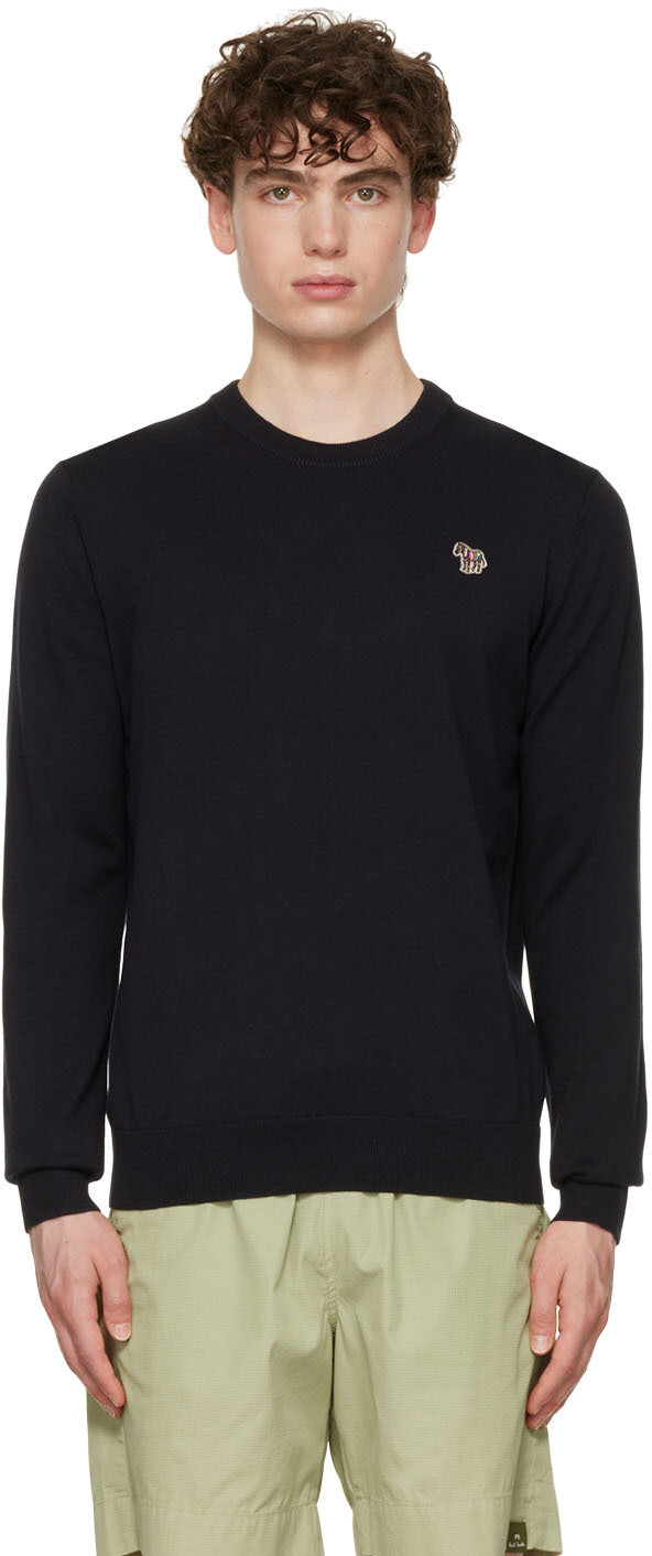 

Темно-синий свитер с зеброй PS by Paul Smith
