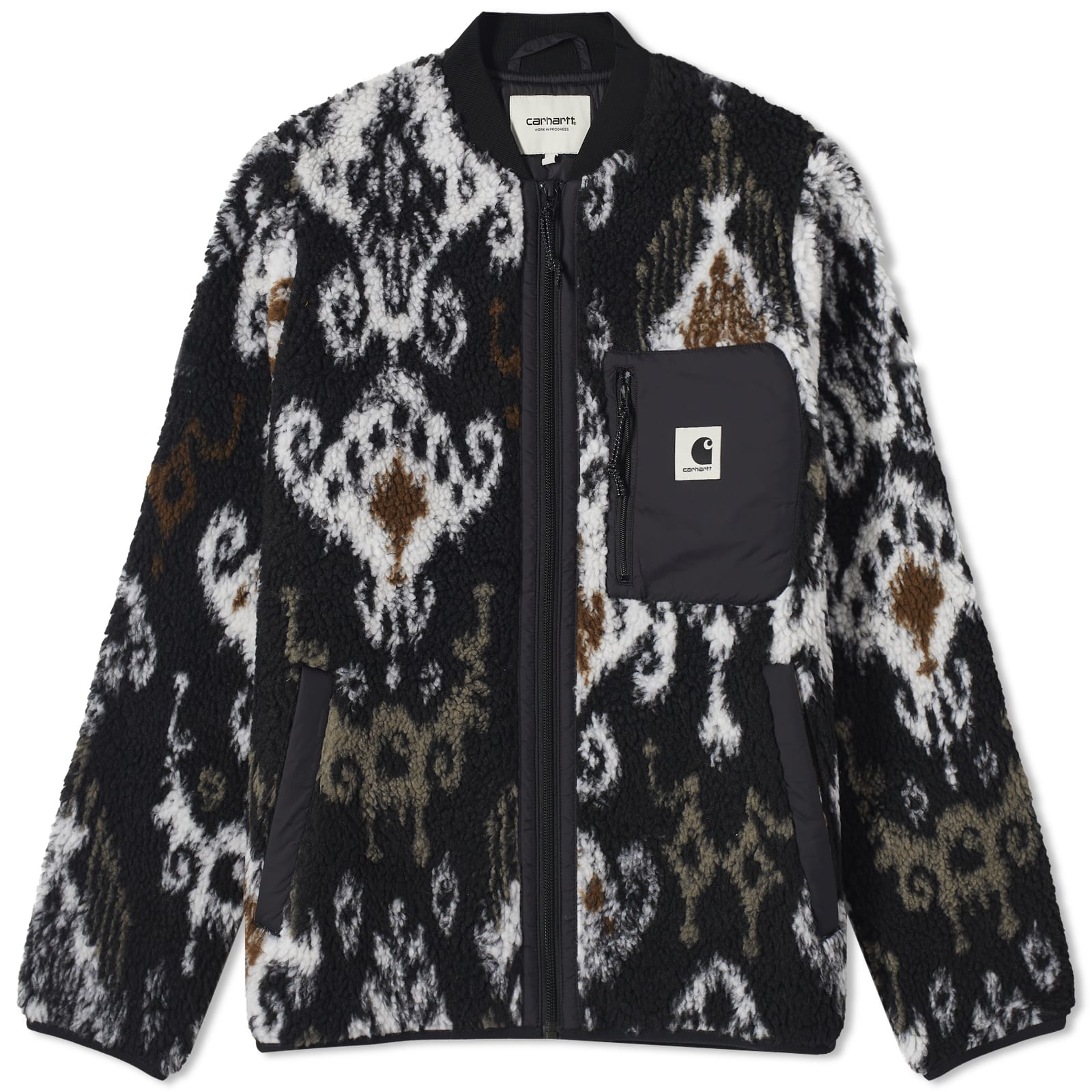 Куртка Carhartt Wip Janet Fleece Liner, черный цена и фото