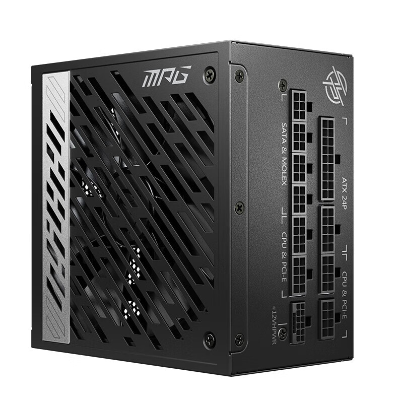 Блок питания MSI MPG A850G PCIE5, 80 Plus Gold, 850 Вт блок питания mikrotik 48pow full power 48v 1 6a power supply