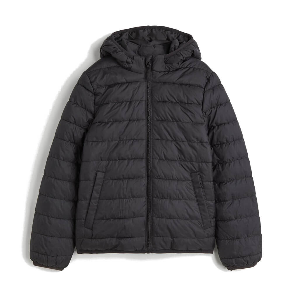 

Куртка H&M Hooded Puffer, черный