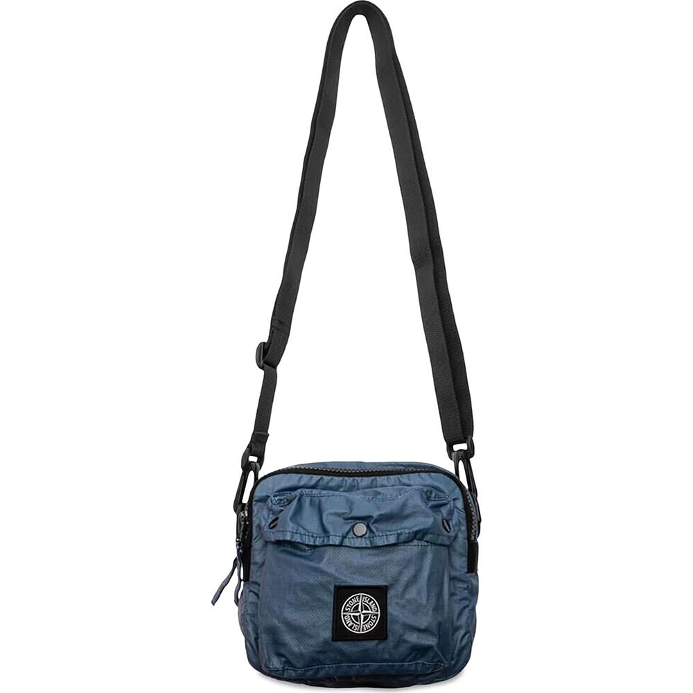 

Сумка Stone Island Musola Gomata Logo Shoulder, синий