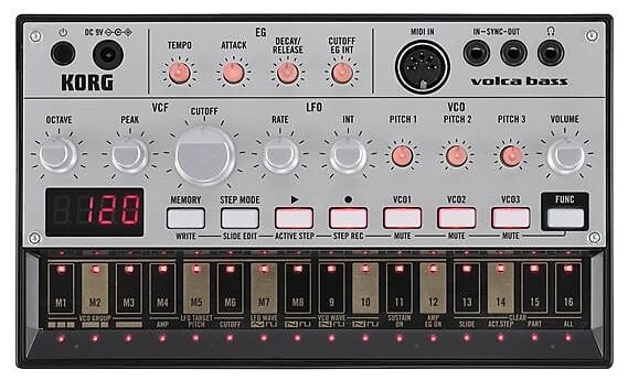 

Korg Volca Bass Аналоговый бас-синтезатор VOLCABASS