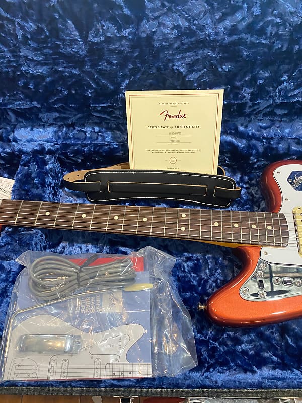 Fender Johnny Marr Signature Jaguar Metallic KO #V2211385 (8 фунтов, 14,5 унции) электрогитара fender johnny marr jaguar olympic white rosewood fingerboard 2024