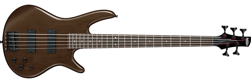 Ibanez GSR205BWNF Gio SR 5-струнная электрическая бас-гитара, ореховая плоская