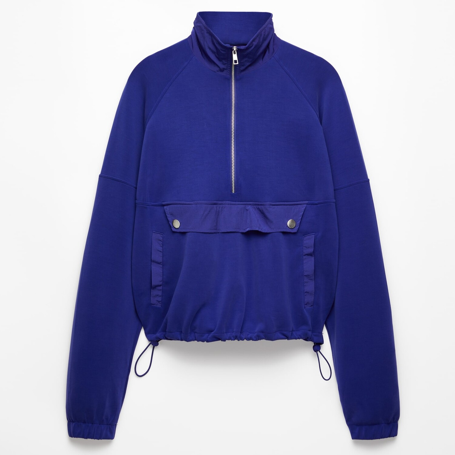 

Толстовка Oysho Lapel Collar With Modal, синий
