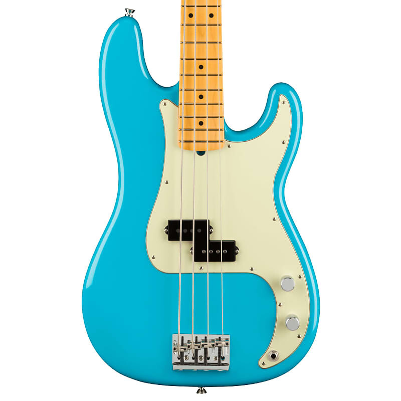 

Бас-гитара Fender American Professional II Precision Bass — синий Майами с кленовой накладкой