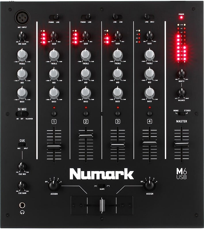 

Numark M6 USB 4-канальный DJ-микшер (3 шт.) в комплекте M6USBBLACKXUS=3