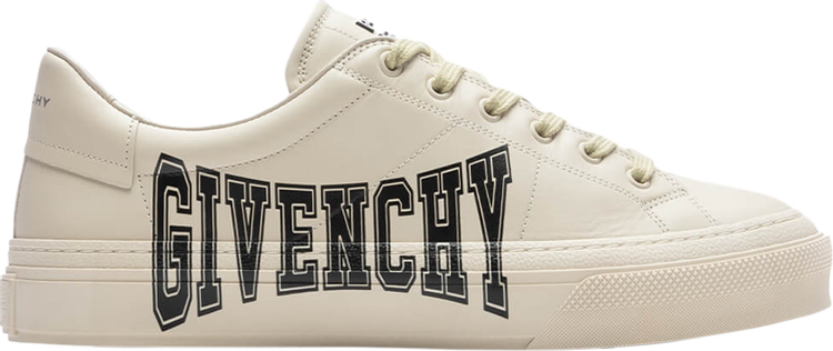 Кроссовки Givenchy City Sport Givenchy College Print - Beige, кремовый кроссовки givenchy city sport lace up белый