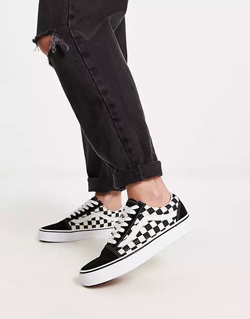 

Кроссовки Vans Old Skool, белый/черный