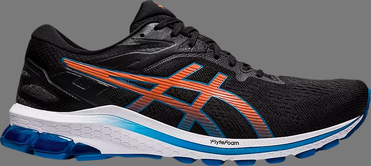 

Кроссовки gt 1000 10 'black reborn blue' Asics, черный