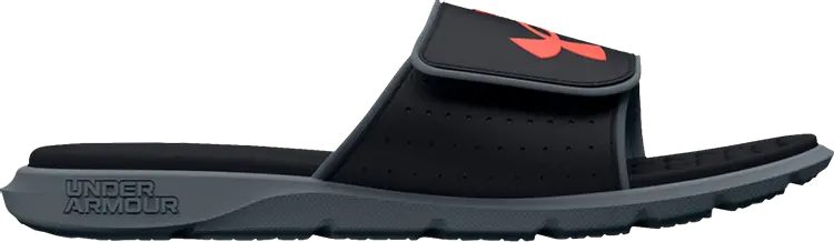 

Сандалии Under Armour Ignite 7 Slide GS Black Red Gravel, черный