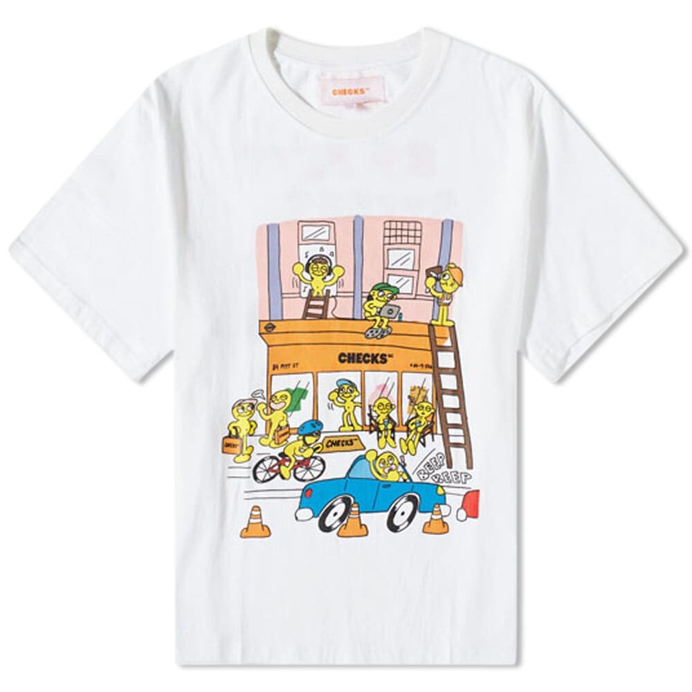 

Футболка Checks Downtown Shopfront Tee, Серый