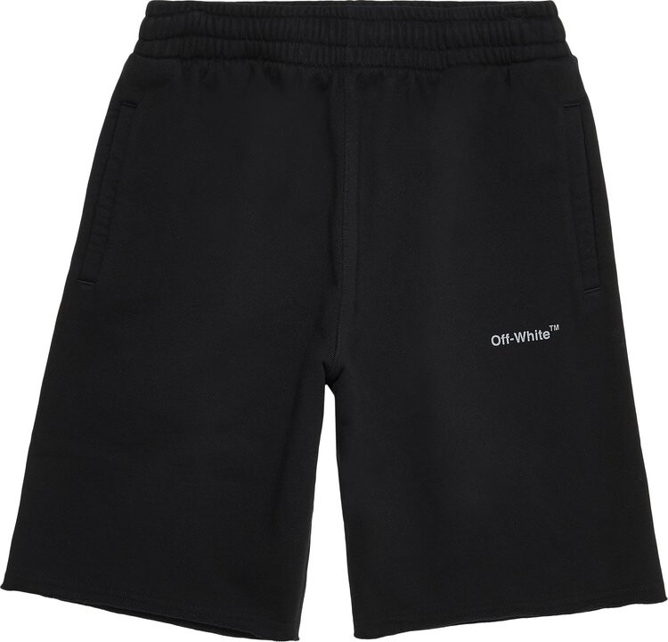 

Спортивные шорты Off-White Diag Outline Sweatshort 'Black', черный