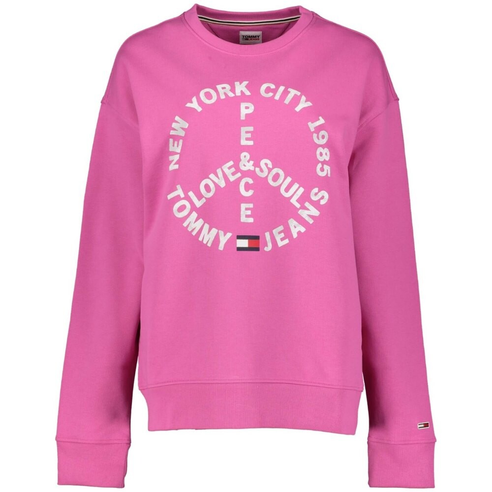

Толстовка Tommy Jeans DW0DW11465 Oversized, розовый