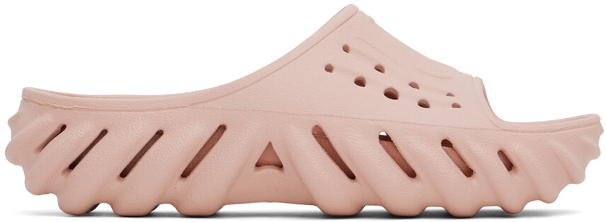 

Розовые слайды эха Crocs