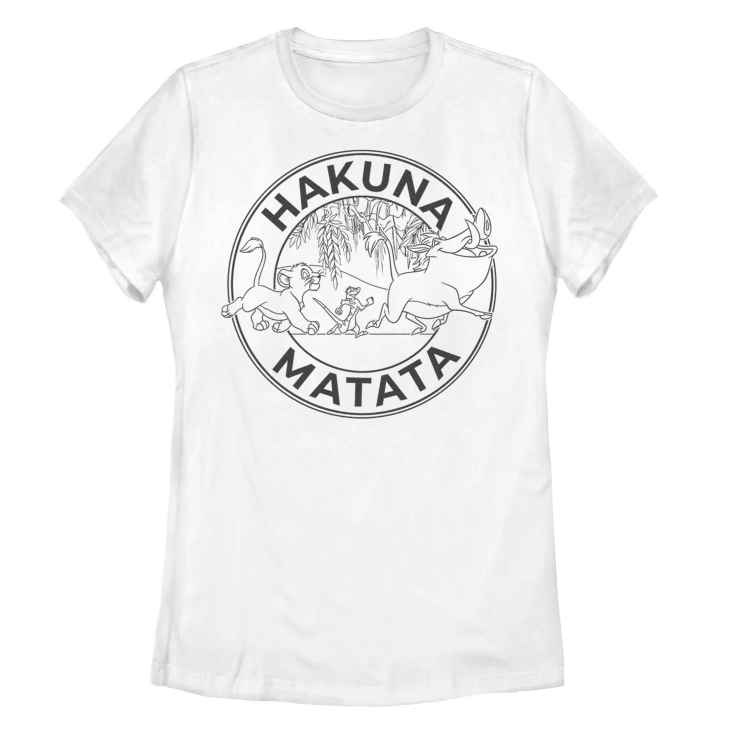 

Футболка Disney's The Lion King Hakuna Matata Friendship Circle для юниоров Licensed Character