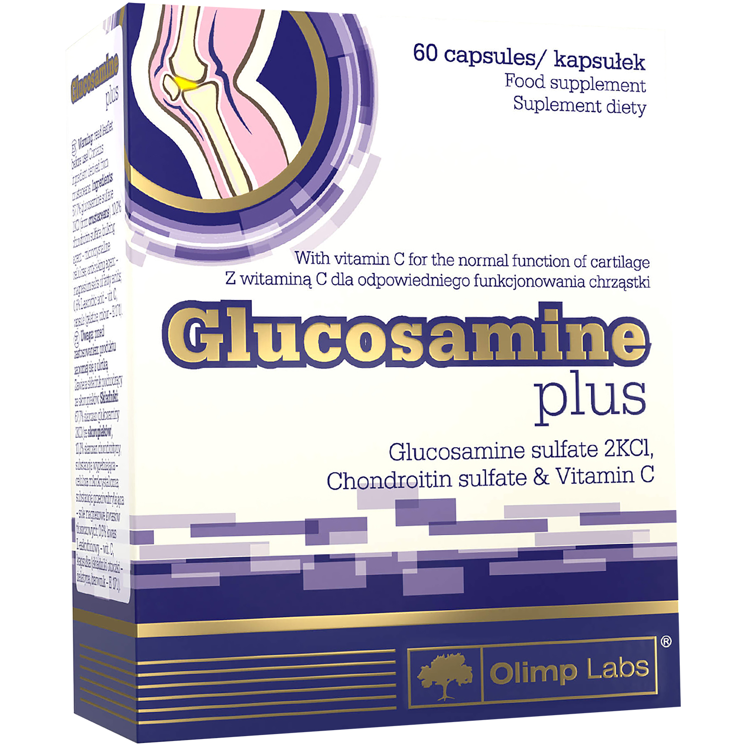 Olimp Glucosamine Plus биологически активная добавка, 60 капсул/1 упаковка биологически активная добавка tetralab индол premium plus с пиперином 60 мл