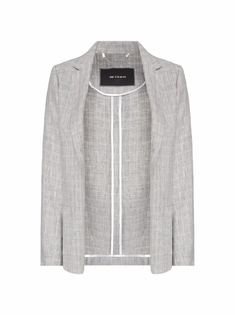 

Однобортный жакет в Виндзорскую клетку Kiton