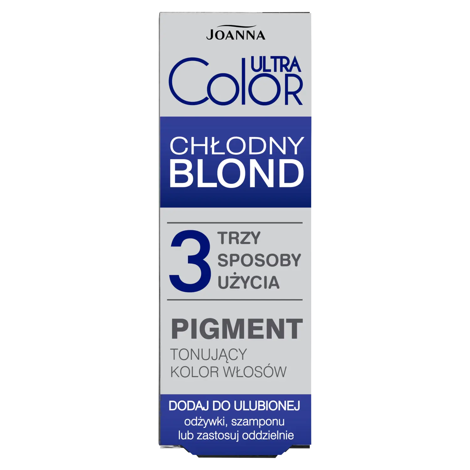 

Joanna Ultra Color тонирующий пигмент для волос холодный блонд, 100 мл