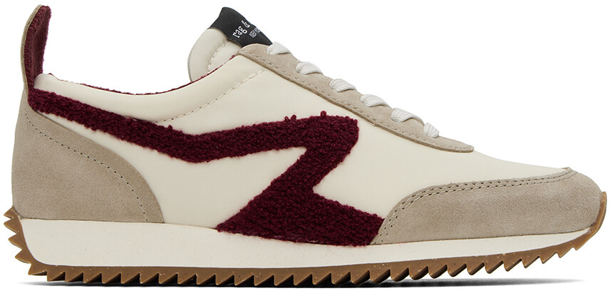 

Off-White и бордовые кроссовки Retro Runner rag & bone