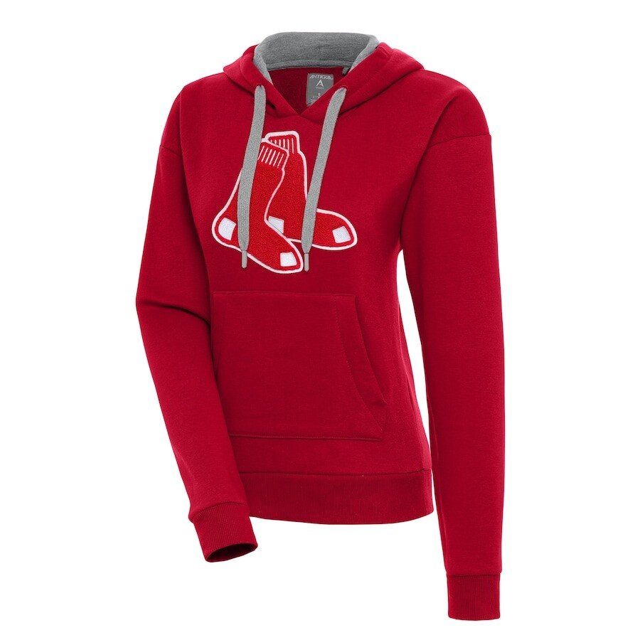 

Пуловер с капюшоном Antigua Boston Red Sox, красный