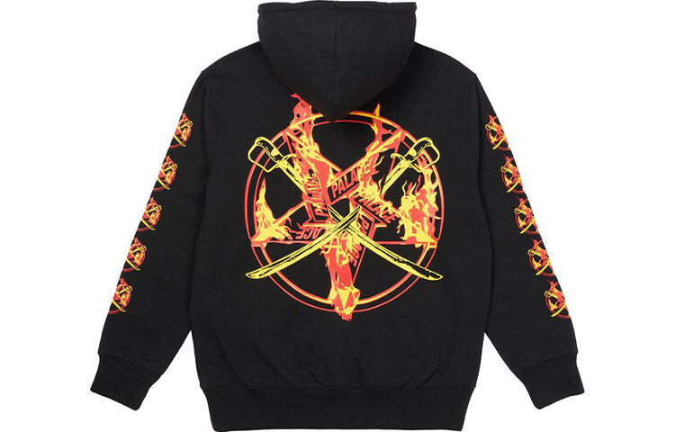

Худи Palace Flamed, чёрный, Черный