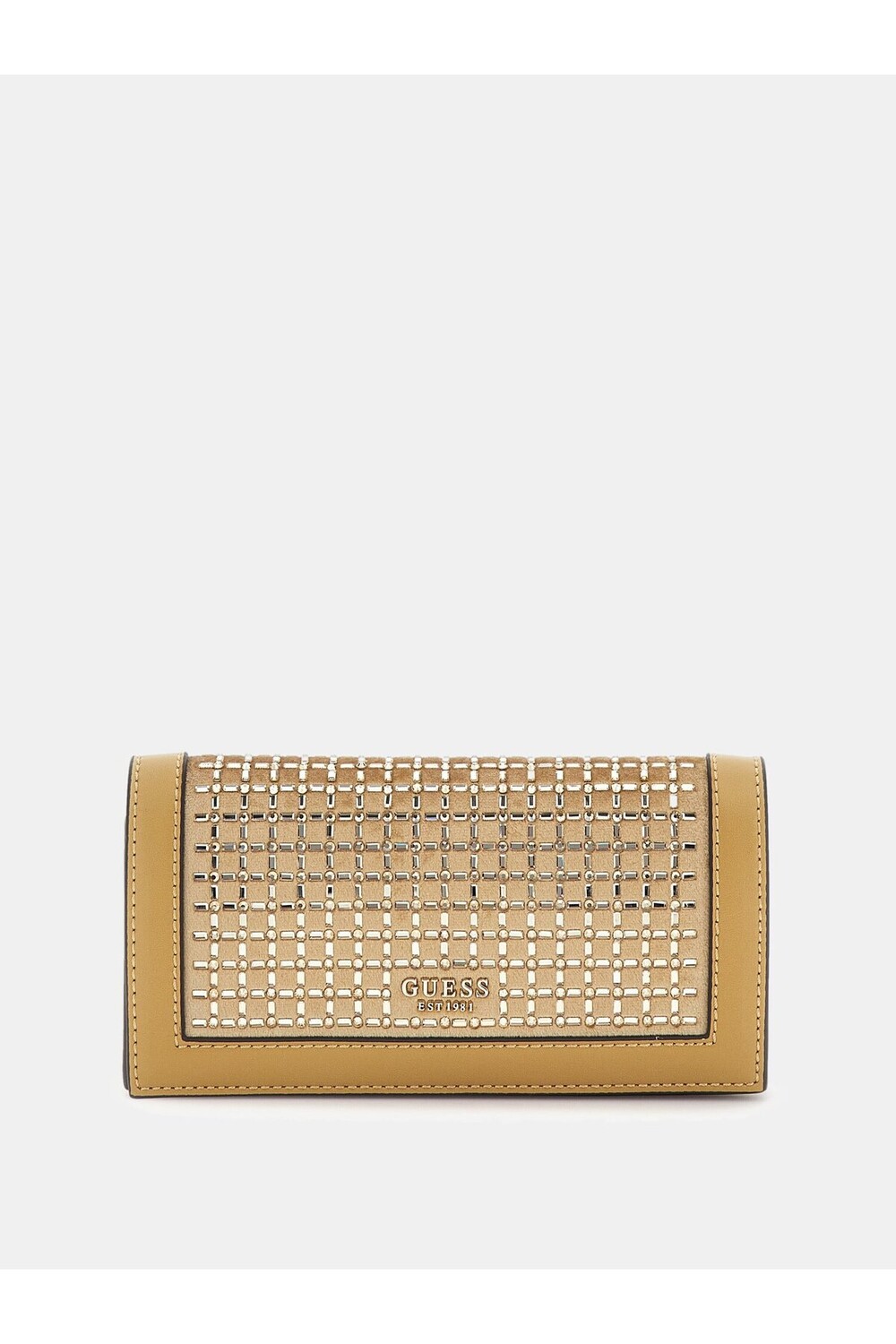 

Женский клатч Nell с логотипом Guess, золотой